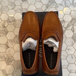 Cole Haan Men's Tan Leather Loafers